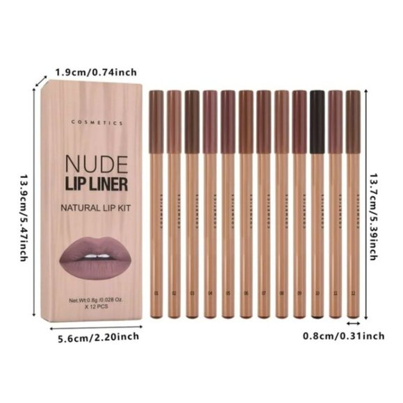 Shcoety Cosmetics NUDE Natural Lip Liner Kit - Picture 3 of 3